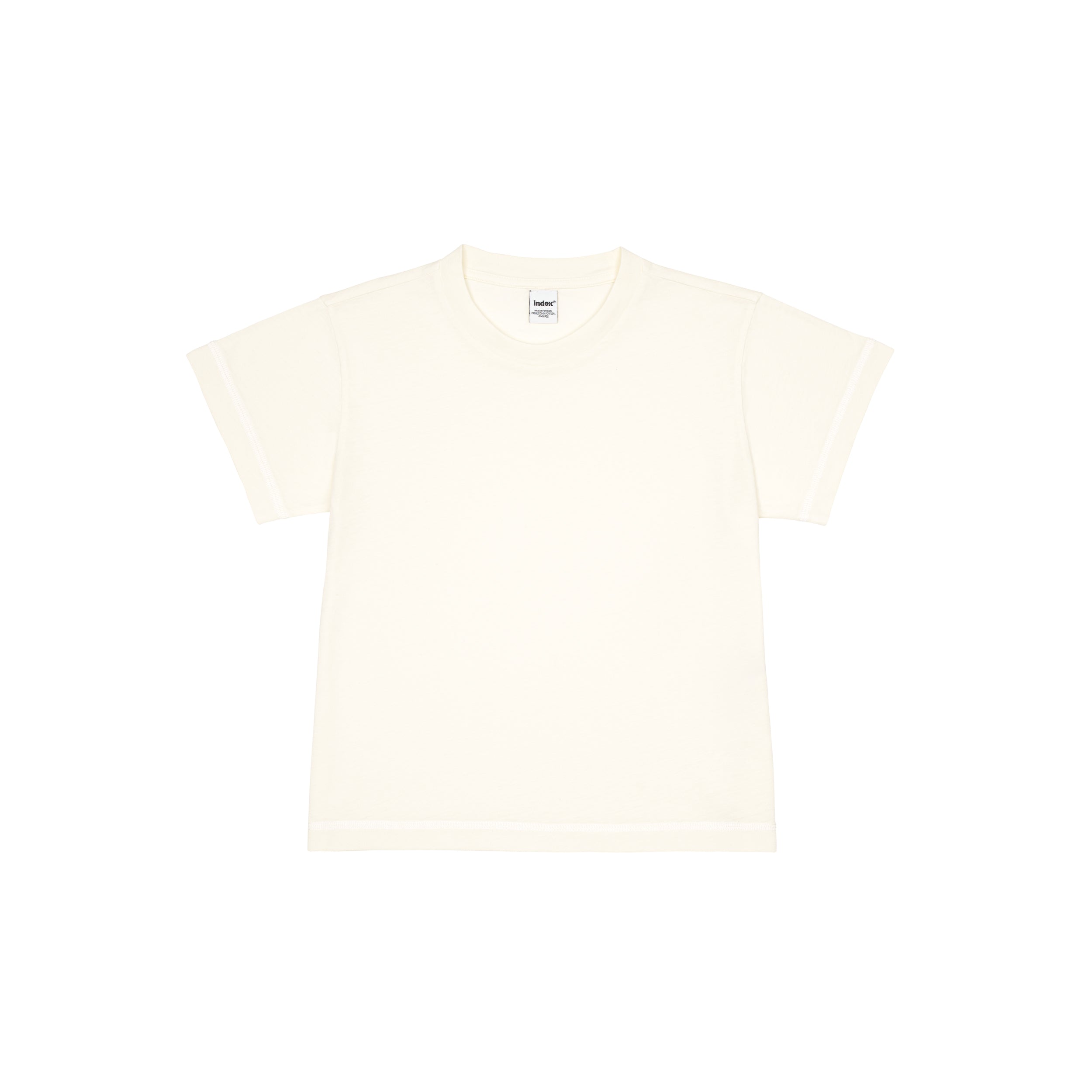 Cropped T-Shirt 135, Lemon Peel