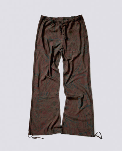 Lounge Pants 270, Cocoa Paisley Atelier E.B