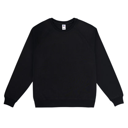 Raglan Sweatshirt, True Black