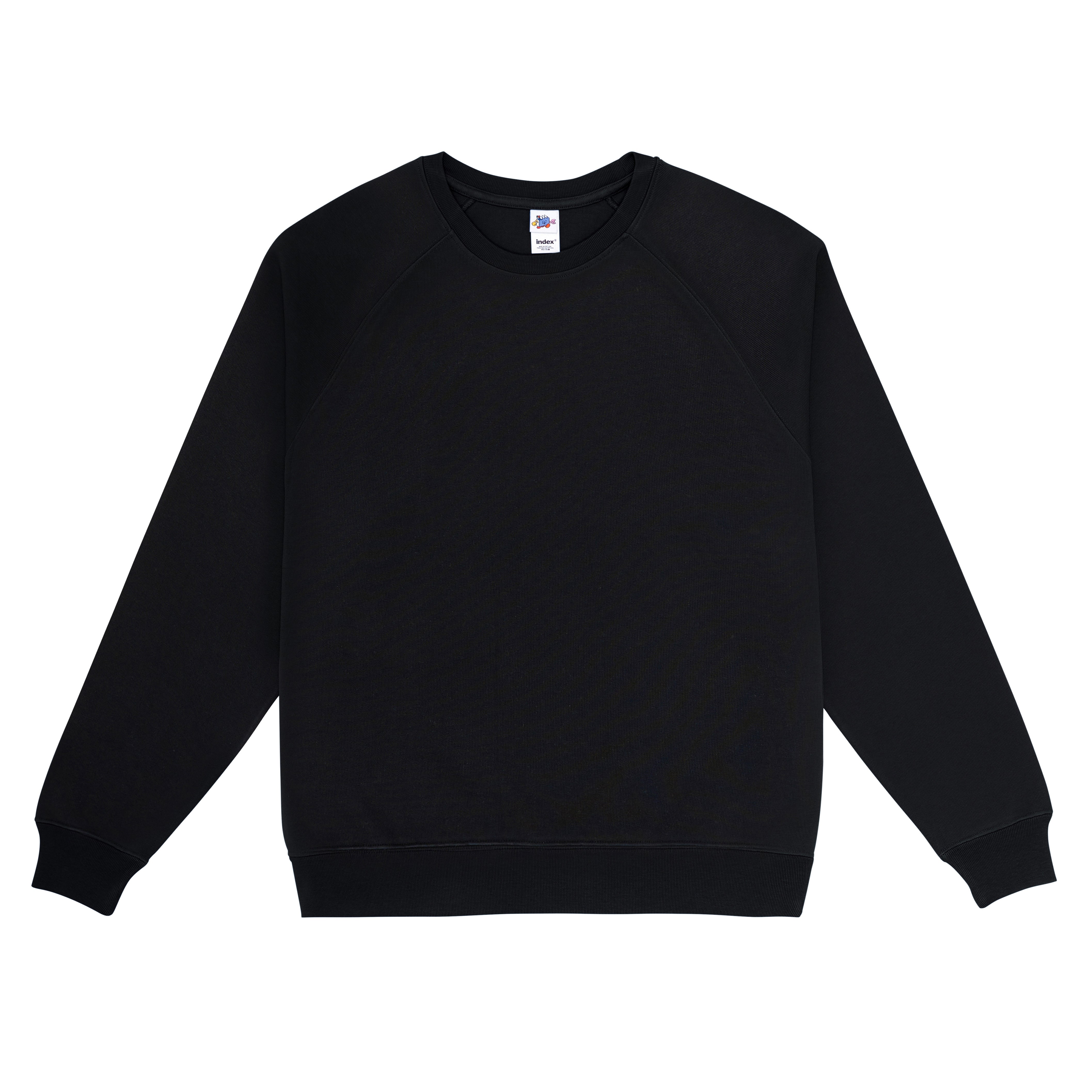 Raglan Sweatshirt, True Black