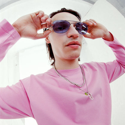Boxy Longsleeve, Fuchsia